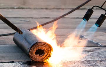 Over Burrow asphalt flat roofing repairs