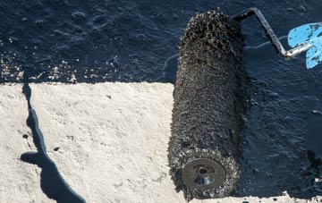 Over Burrow liquid sealant waterproofing